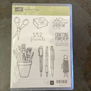 Stampin' Up! Crafting Forever Rubber Stamp Set